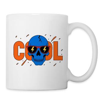 Cool Skull Flash Sunglasses - Mug - white - Right