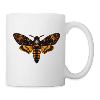 Death's head Hawkmoth Acherontia atropos - Mug - white - Right