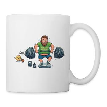 Abnehmen - Tasse - Weiß - Rechts
