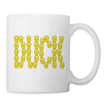 Cute duck typography - Mug - white - Right