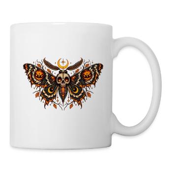 Halloween gothique de papillon - Mug blanc - blanc - Droite