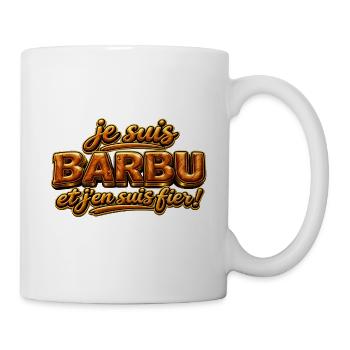 Je suis barbu - Mug blanc - blanc - Droite