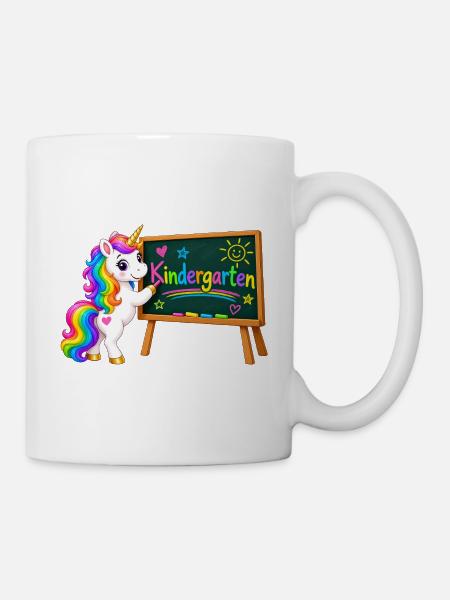 Kindergarten Einhorn - Tasse - Weiß