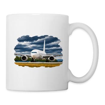 Flugzeug-, Luftfahrtkunst - Tasse - Weiß - Rechts