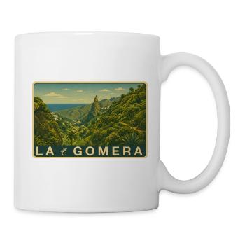 La_Gomera mit Salamanda - Tasse - Weiß - Rechts