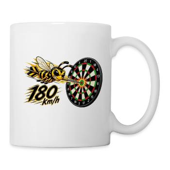 Wespe auf 180  - Tasse - Weiß - Rechts