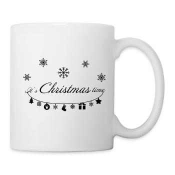 Es ist Weihnachtszeit - Tasse - Weiß - Rechts