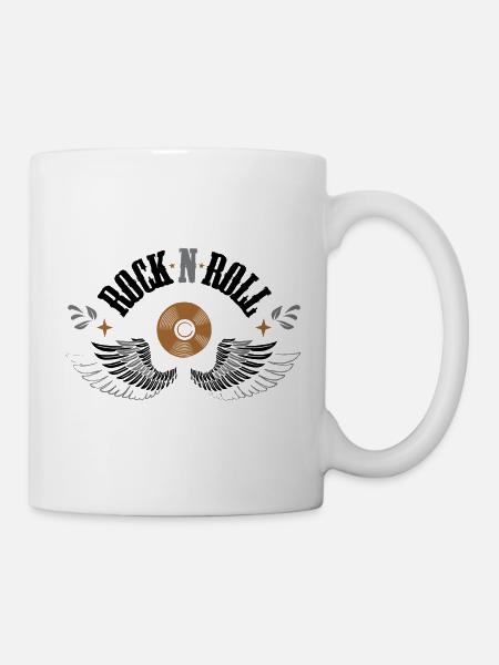 Rock n Roll - Tasse - Weiß