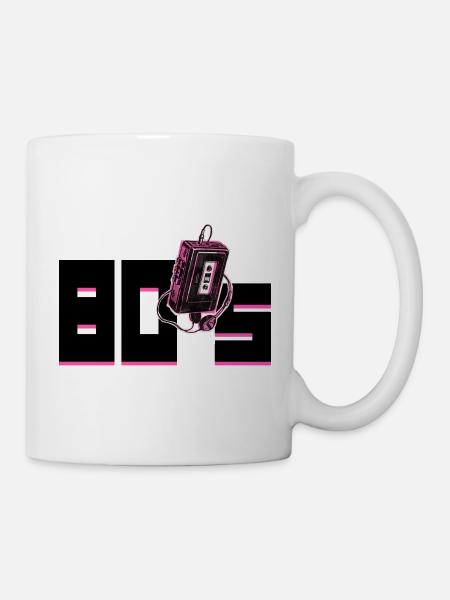 80er Jahre - Tasse - Weiß