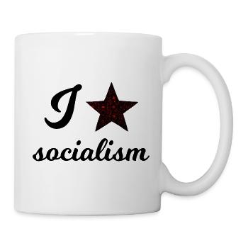 Der Sozialismus - Tasse - Weiß - Rechts