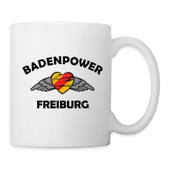 Freiburg Fanshirt - Tasse - Weiß - Rechts