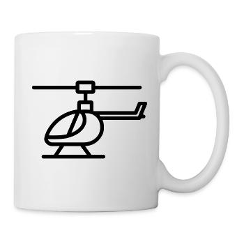 Gyrokopter - Tasse - Weiß - Rechts