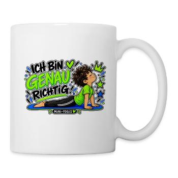 kleine Yogis – Yoga für die kleinen Großen - Tasse - Weiß - Rechts