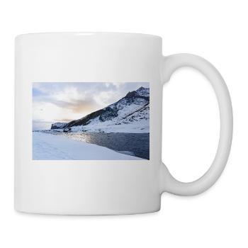 Iceland Winter Landscape - Tasse - Weiß - Rechts
