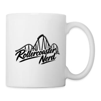 Rollercoaster Nerd - Tasse - Weiß - Rechts