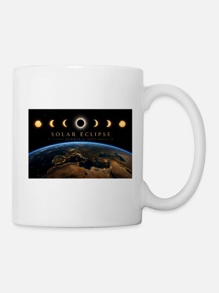 Solar Eclypse 2027 - Tasse - Weiß