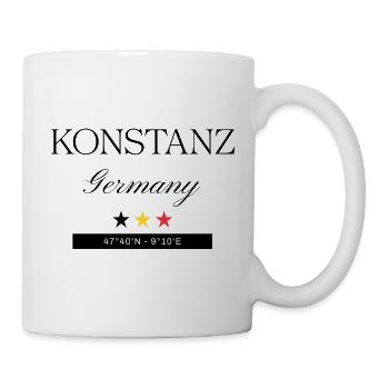 Konstanz Deutschland Souvenir Reise minimalistisch - Tasse - Weiß - Rechts