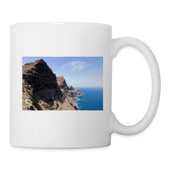 Gran Canaria Küste – Drachenschwanz Cola de Dragó - Tasse - Weiß - Rechts