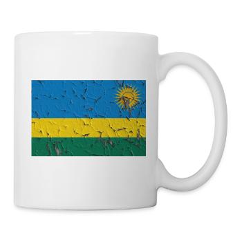 Ruanda als Flagge - Tasse - Weiß - Rechts
