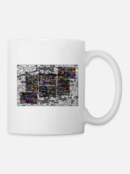 Partikel-Kollision - Tasse - Weiß