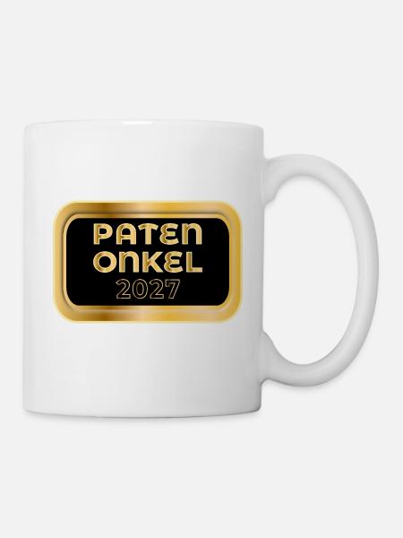 Baby Patenonkel 2027 - Tasse - Weiß