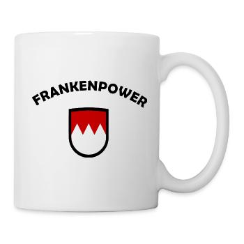 Rotes Franken Emblem - Tasse - Weiß - Rechts