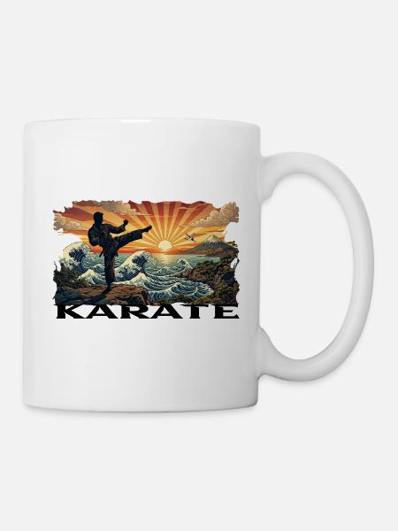 Karate - Tasse - Weiß