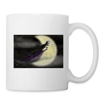 Mondflug: Himmlischer Schatten - Tasse - Weiß - Rechts