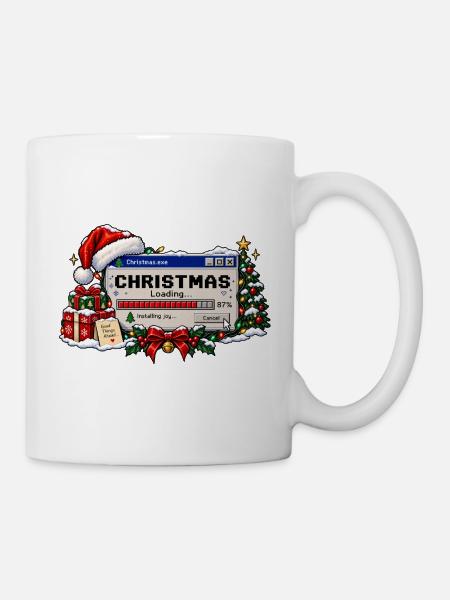 Christmas Loading - Tasse - Weiß