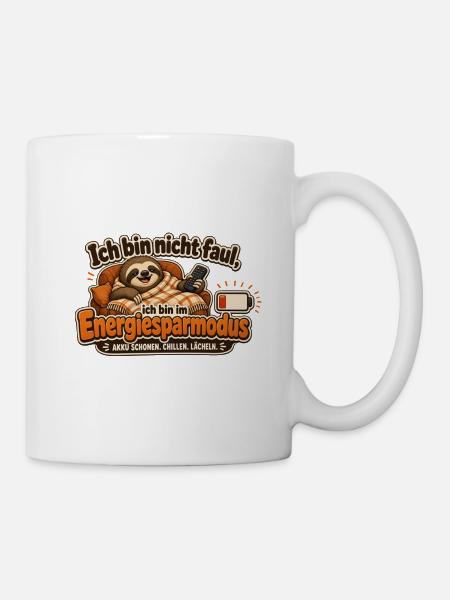 Ich bin im Energiesparmodus - Tasse - Weiß