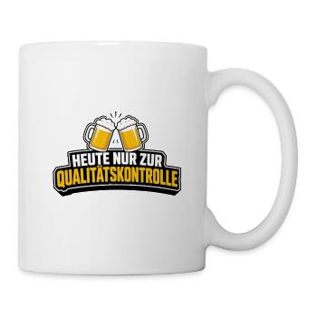 Qualitätskontrolle Prost - Tasse - Weiß - Rechts