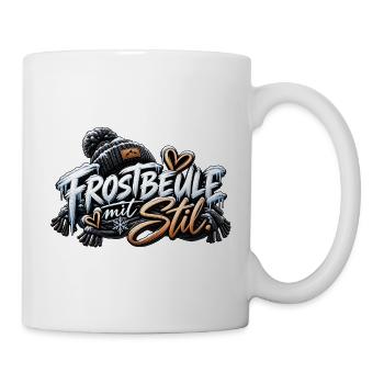Frostbeule mit Stil - Tasse - Weiß - Rechts