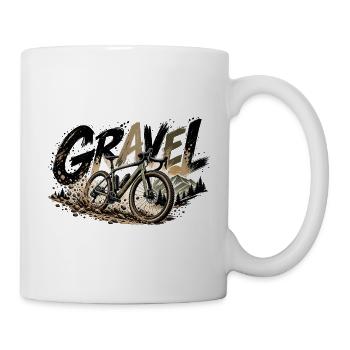 Gravel - Tasse - Weiß - Rechts