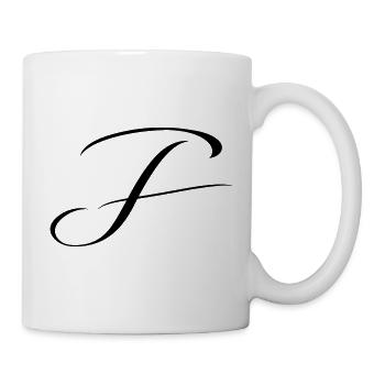 Name mit F Initiale für Felix Fabian Friedrich - Tasse - Weiß - Rechts