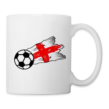 St Georg Kreuz Fußball Graffiti - Tasse - Weiß - Rechts