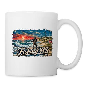 Angeln Hvide Sande2 - Tasse - Weiß - Rechts