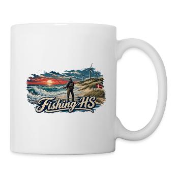 Angeln Hvide Sande - Tasse - Weiß - Rechts