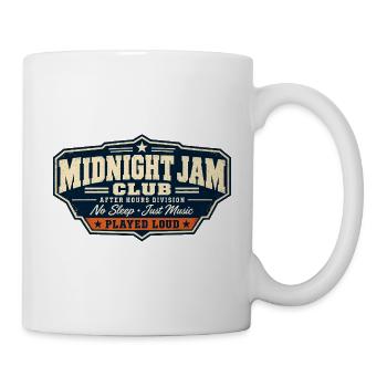 ROCK STAMP SOCIETY | Midnight Jam Club - Tasse - Weiß - Rechts