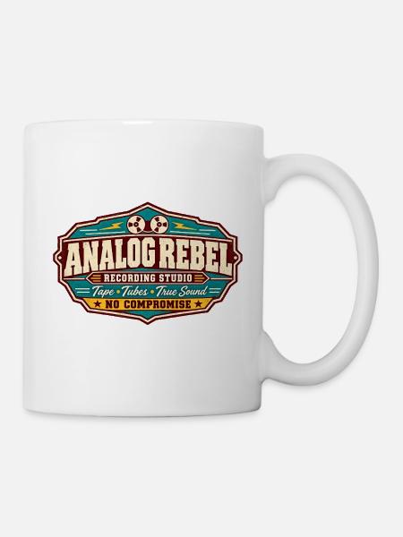 ROCK STAMP GESELLSCHAFT | Analog Rebel - Tasse - Weiß