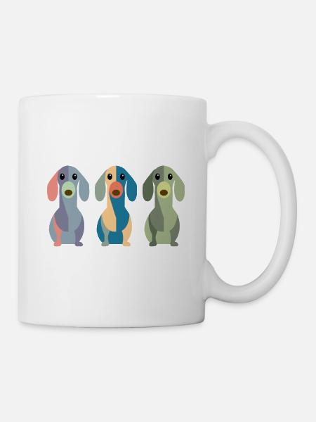 Dachshund Dackel - Tasse - Weiß