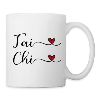 Tai Chi Herz - Tasse - Weiß - Rechts
