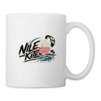 Wilde Kite Strand Retro Sunset - El Gouna  - Tasse - Weiß - Rechts