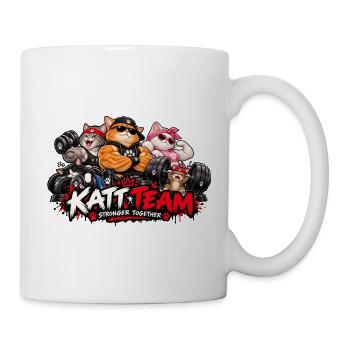 Katzenteam stärker zusammen - Tasse - Weiß - Rechts