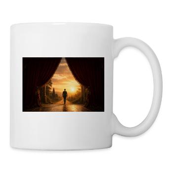 Geh zur Goldenen Morgendämmerung - Tasse - Weiß - Rechts