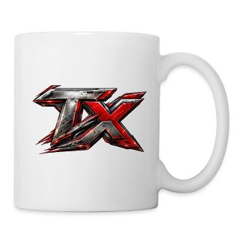 Rotes Metall TX Logo Battle Edition - Tasse - Weiß - Rechts