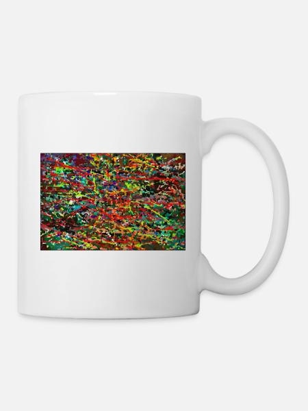 dichte_schichtungen - Tasse - Weiß