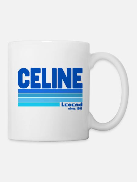 Légend Céline bleu - Tasse - Weiß