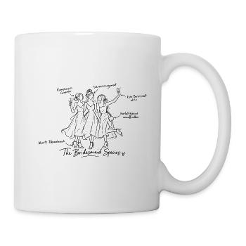 Brautjungfern Shirt – The Bridesmaid Species - Tasse - Weiß - Rechts