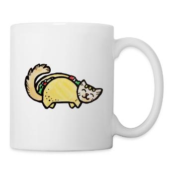 Taco Cat Sunshine - Tasse - Weiß - Rechts