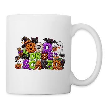Buh oder hab Angst an Halloween - Tasse - Weiß - Rechts